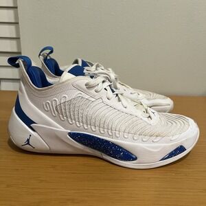 Air Jordan Luka 1 DQ7689-114 White Blue Basketball Shoes Sneakers Men's Size 9